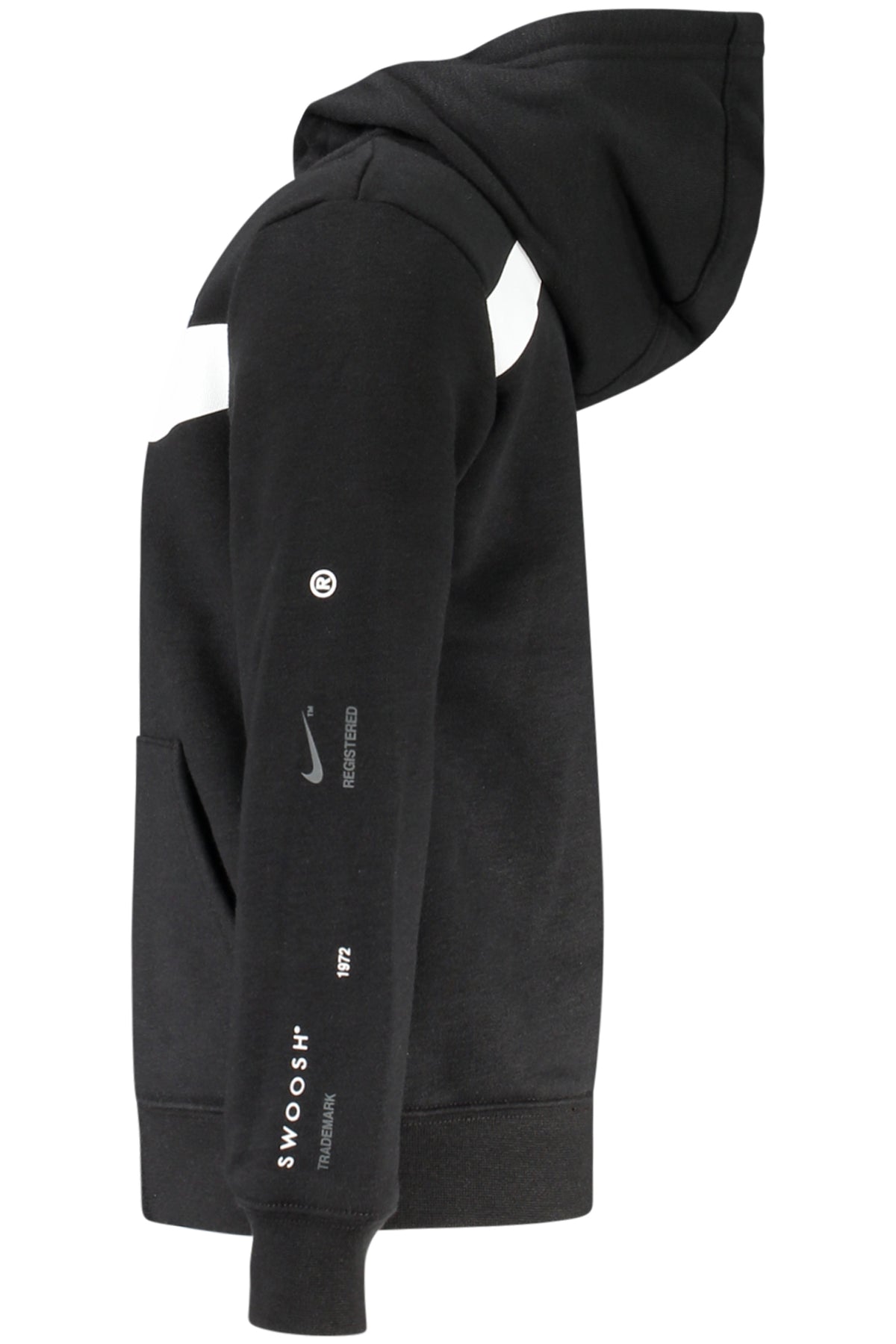 NIKE KIDS' BLACK ZIP-UP SWEATSHIRT