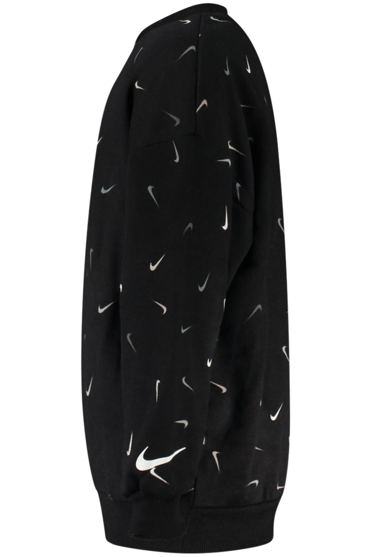 NIKE KIDS' BLACK ZIP-UP SWEATSHIRT