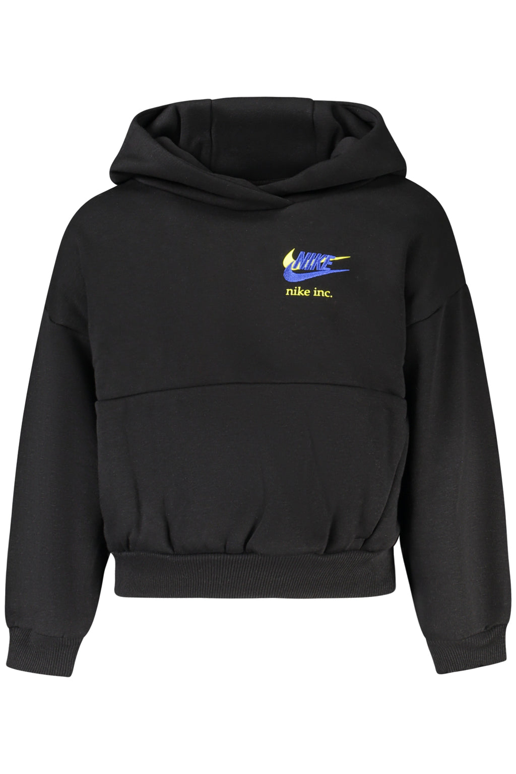 NIKE KIDS' BLACK ZIP-UP SWEATSHIRT