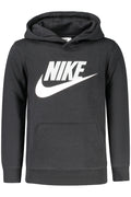 NIKE KIDS' BLACK ZIP-UP SWEATSHIRT
