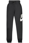 NIKE KIDS' BLACK LONG TRACK PANTS