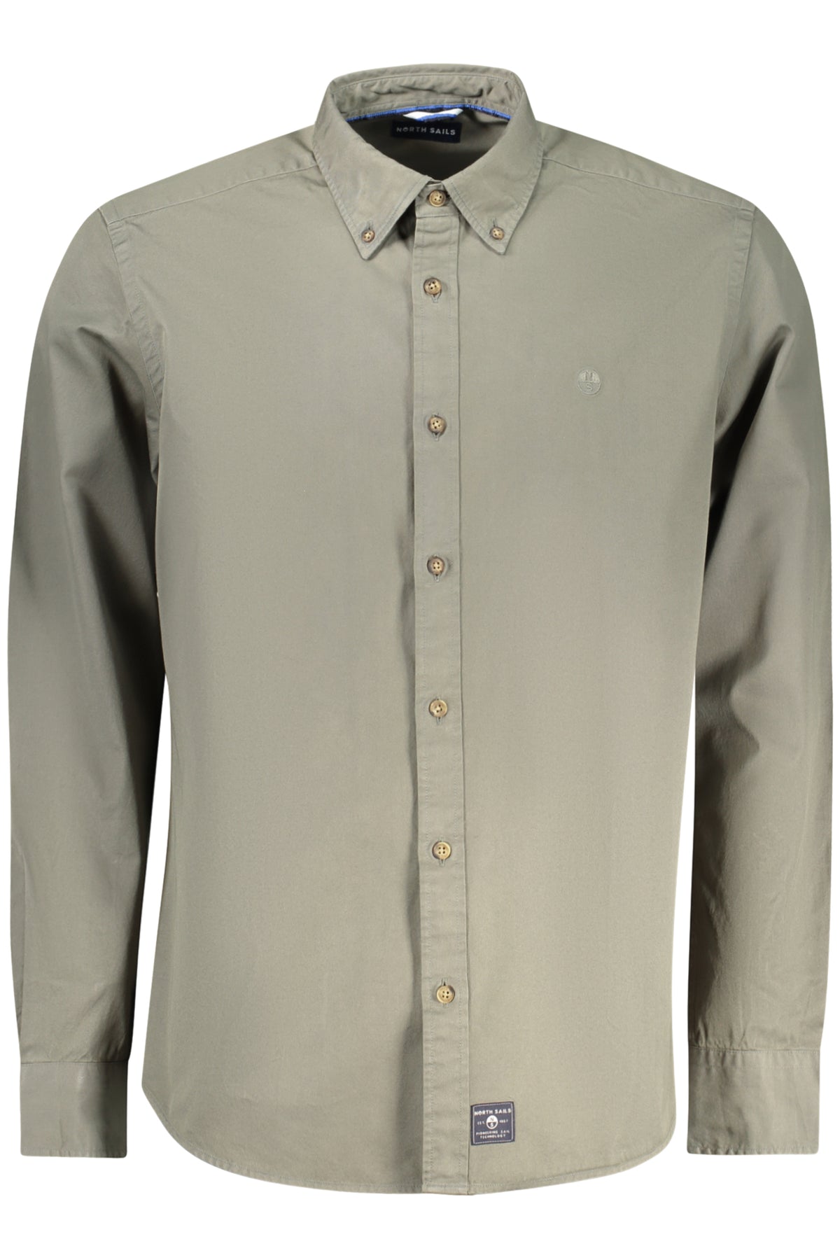 NORTH SAILS MEN'S LONG-SLEEVED SHIRT GREEN