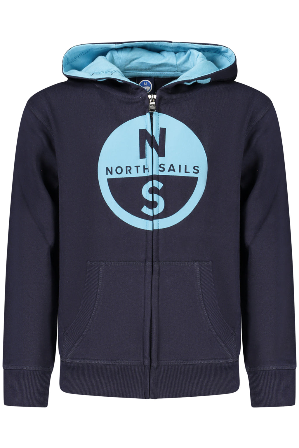 NORTH SAILS CHILDREN'S BLUE ZIP-UP SWEATSHIRT