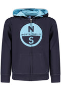NORTH SAILS CHILDREN'S BLUE ZIP-UP SWEATSHIRT