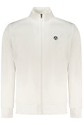 NORTH SAILS MEN'S WHITE ZIP-UP SWEATSHIRT