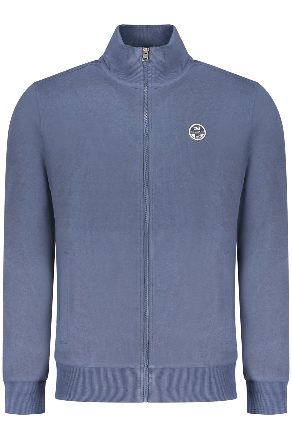 NORTH SAILS MEN'S BLUE ZIP-UP SWEATSHIRT