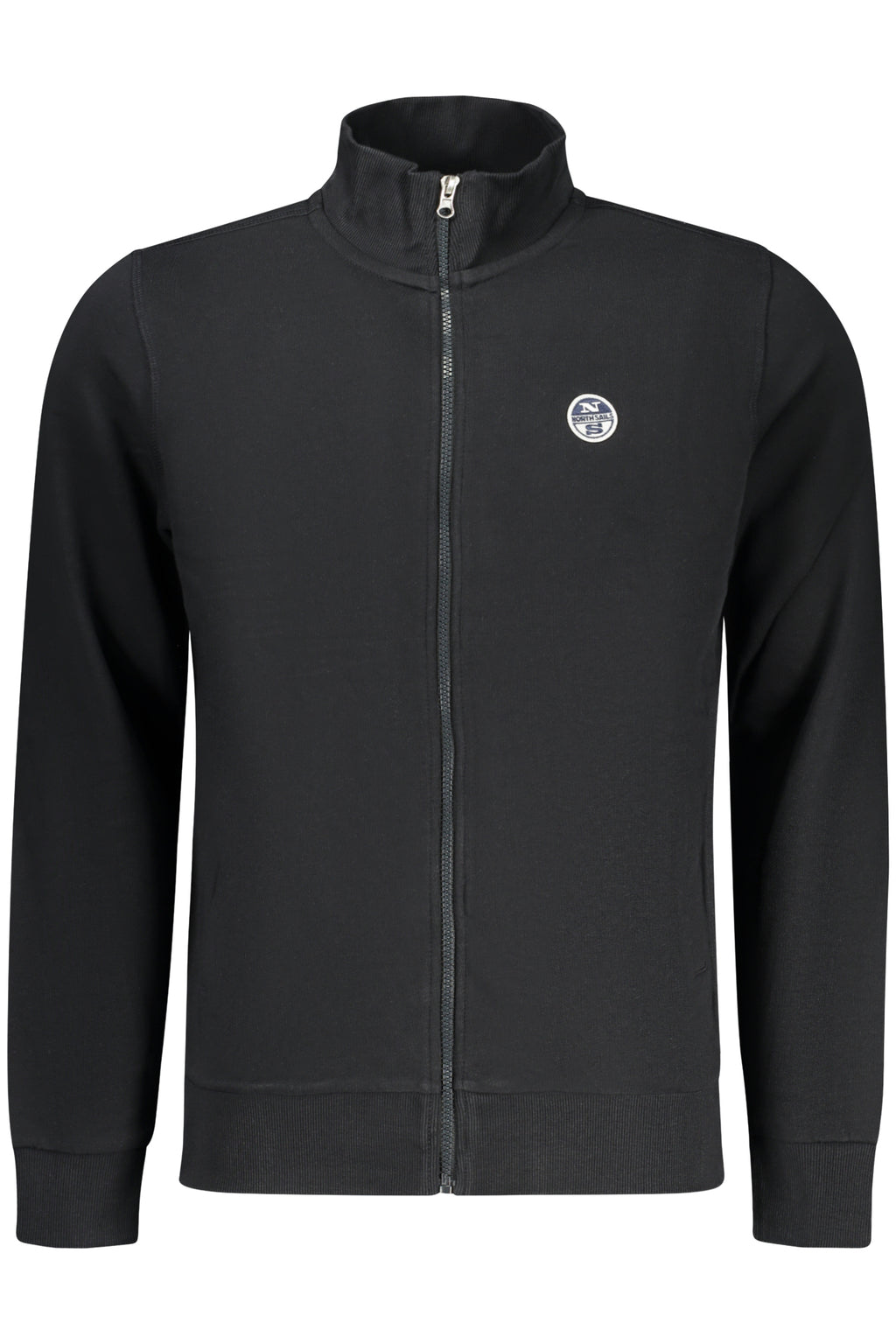 NORTH SAILS MEN'S BLACK ZIP-UP SWEATSHIRT