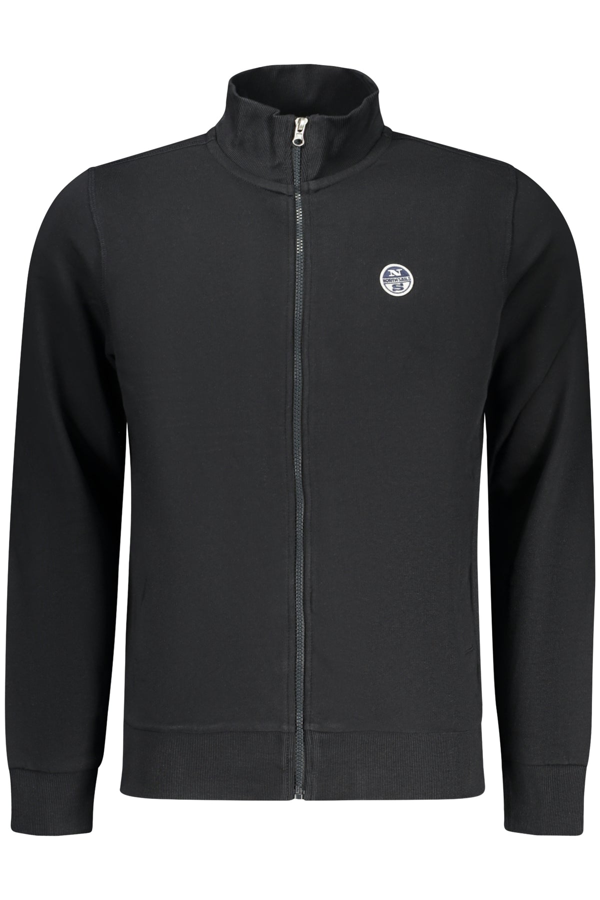 NORTH SAILS MEN'S BLACK ZIP-UP SWEATSHIRT