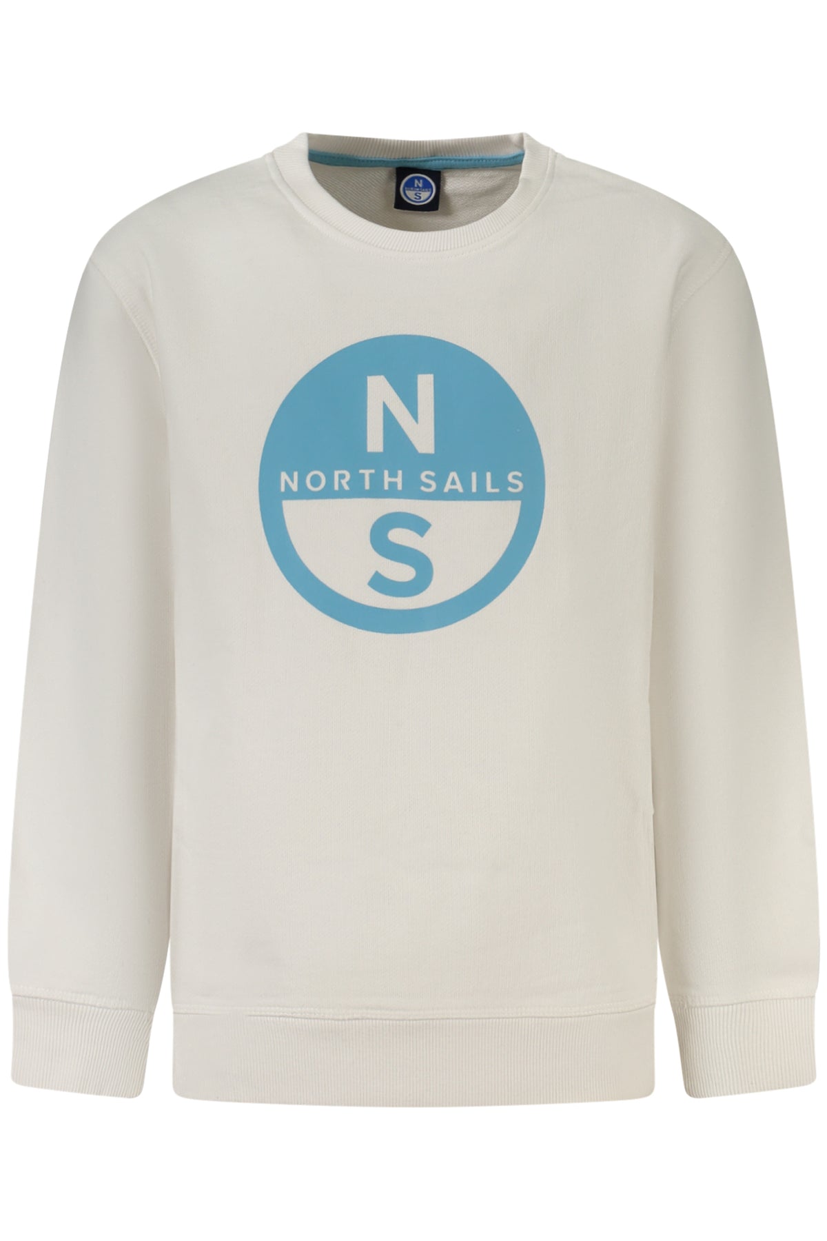 NORTH SAILS CHILDREN'S ZIP-UP SWEATSHIRT WHITE