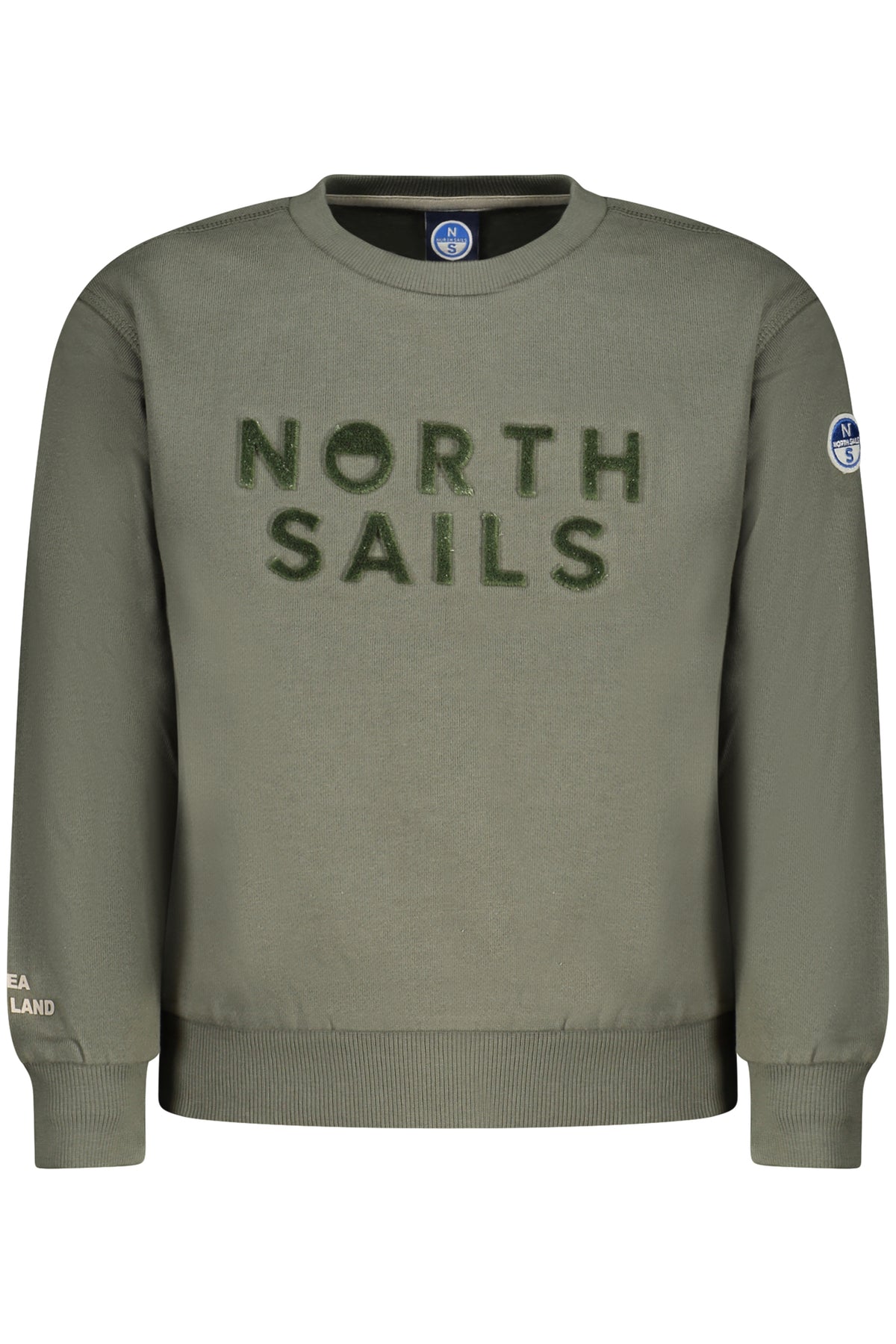 NORTH SAILS CHILDREN'S ZIP-UP SWEATSHIRT GREEN