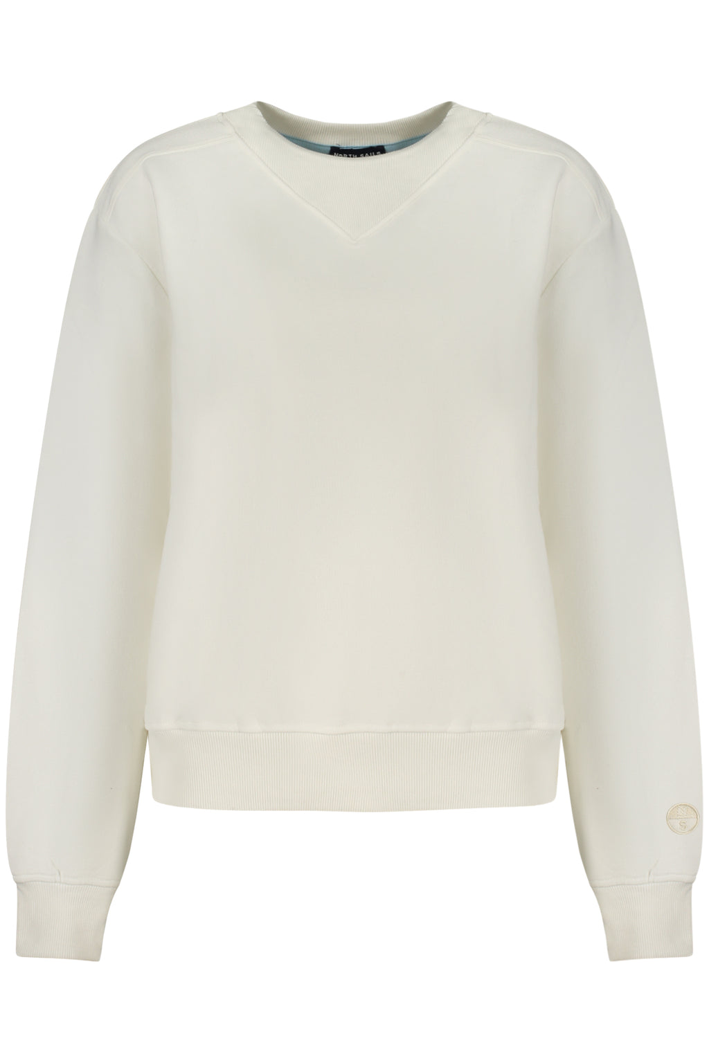 NORTH SAILS WOMEN'S ZIP-UP SWEATSHIRT WHITE