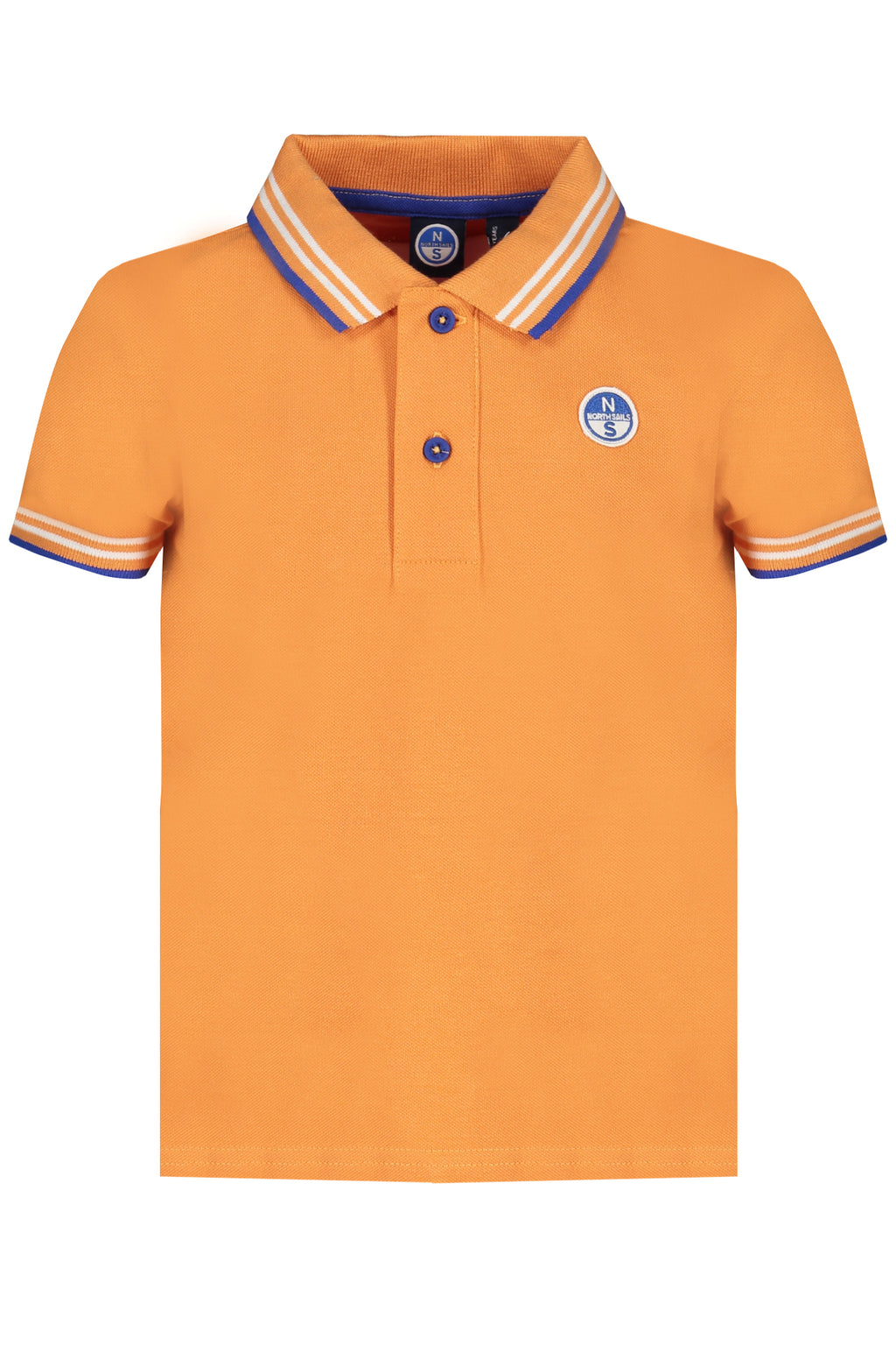 NORTH SAILS ORANGE SHORT SLEEVED POLO SHIRT FOR CHILDREN