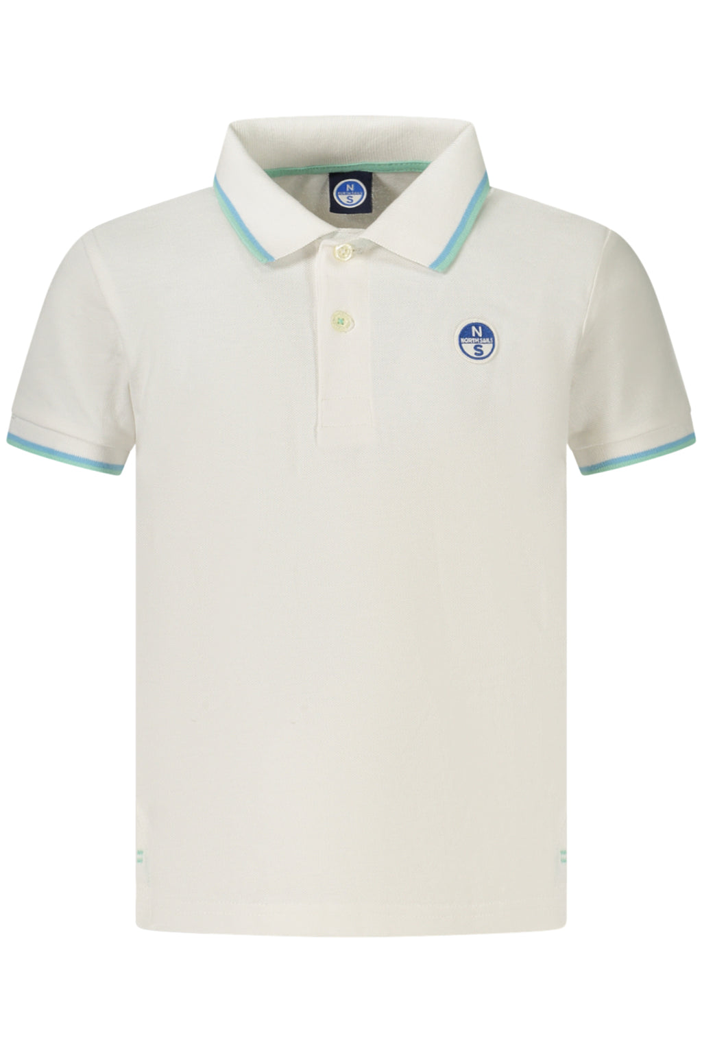 NORTH SAILS CHILDREN'S SHORT-SLEEVED POLO SHIRT WHITE