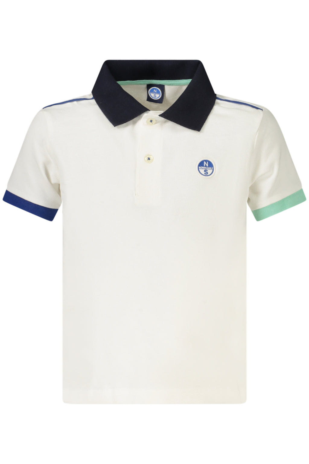 NORTH SAILS CHILDREN'S SHORT-SLEEVED POLO SHIRT WHITE