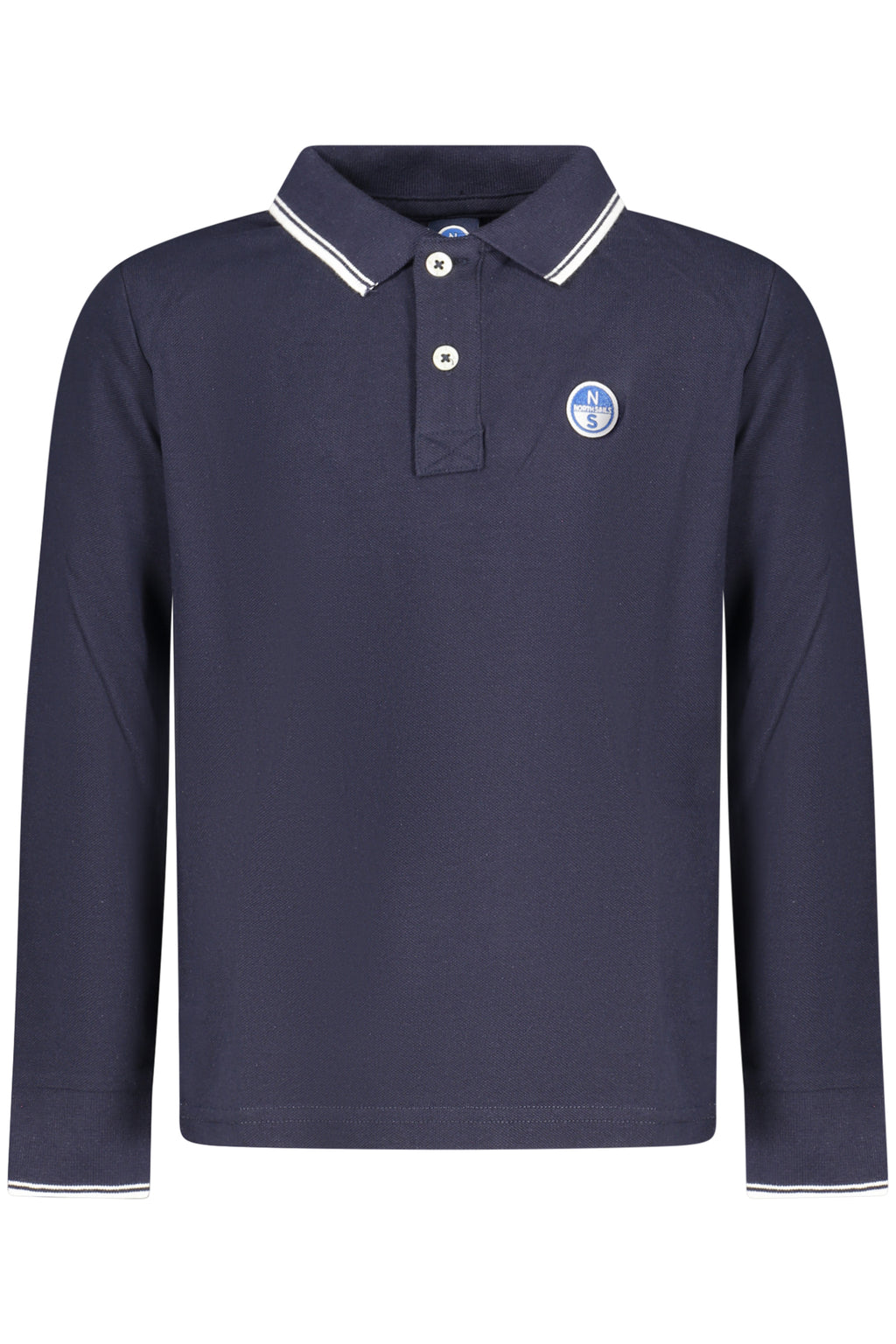 NORTH SAILS KIDS' LONG-SLEEVED POLO SHIRT BLUE
