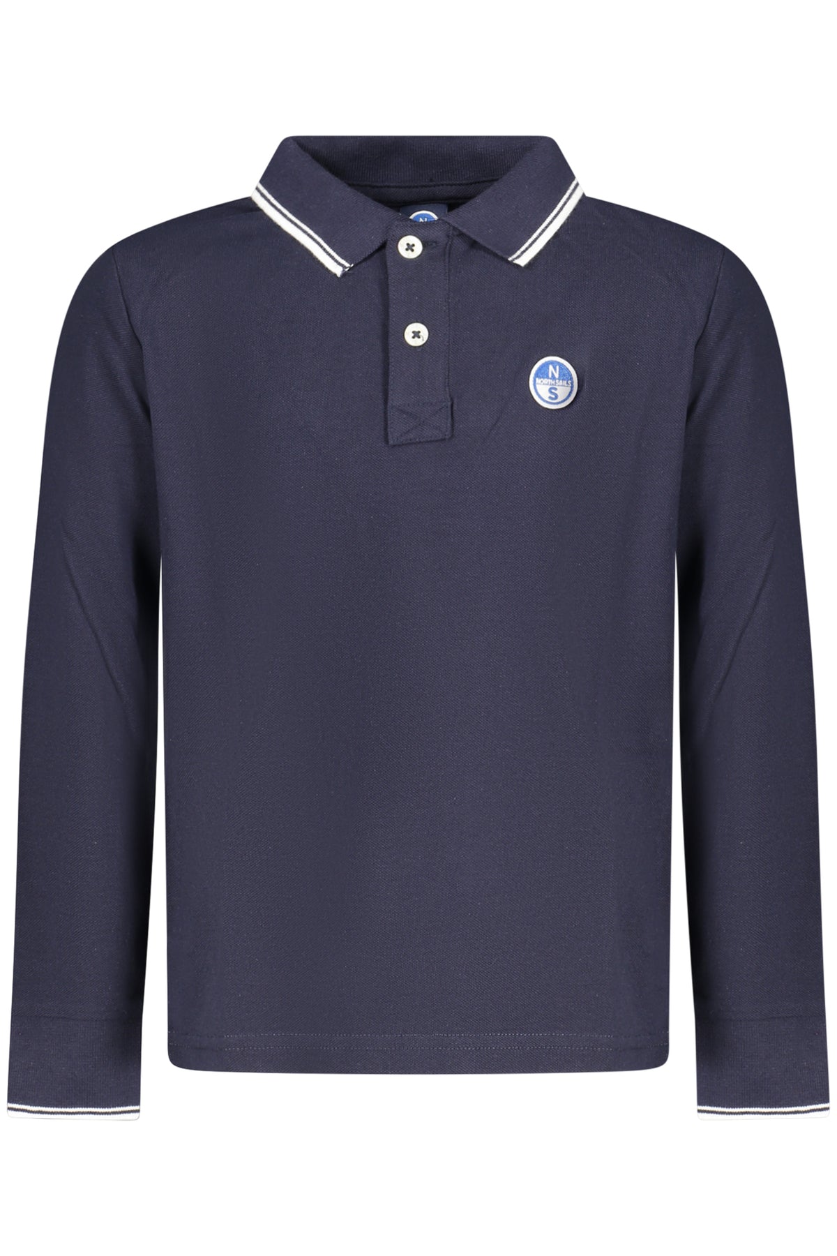 NORTH SAILS KIDS' LONG-SLEEVED POLO SHIRT BLUE