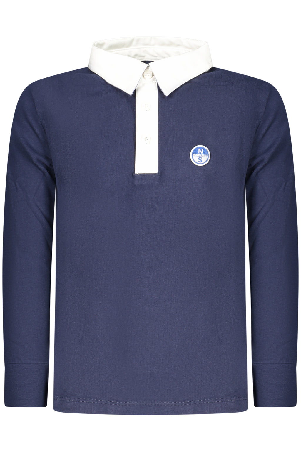 NORTH SAILS KIDS' LONG-SLEEVED POLO SHIRT BLUE