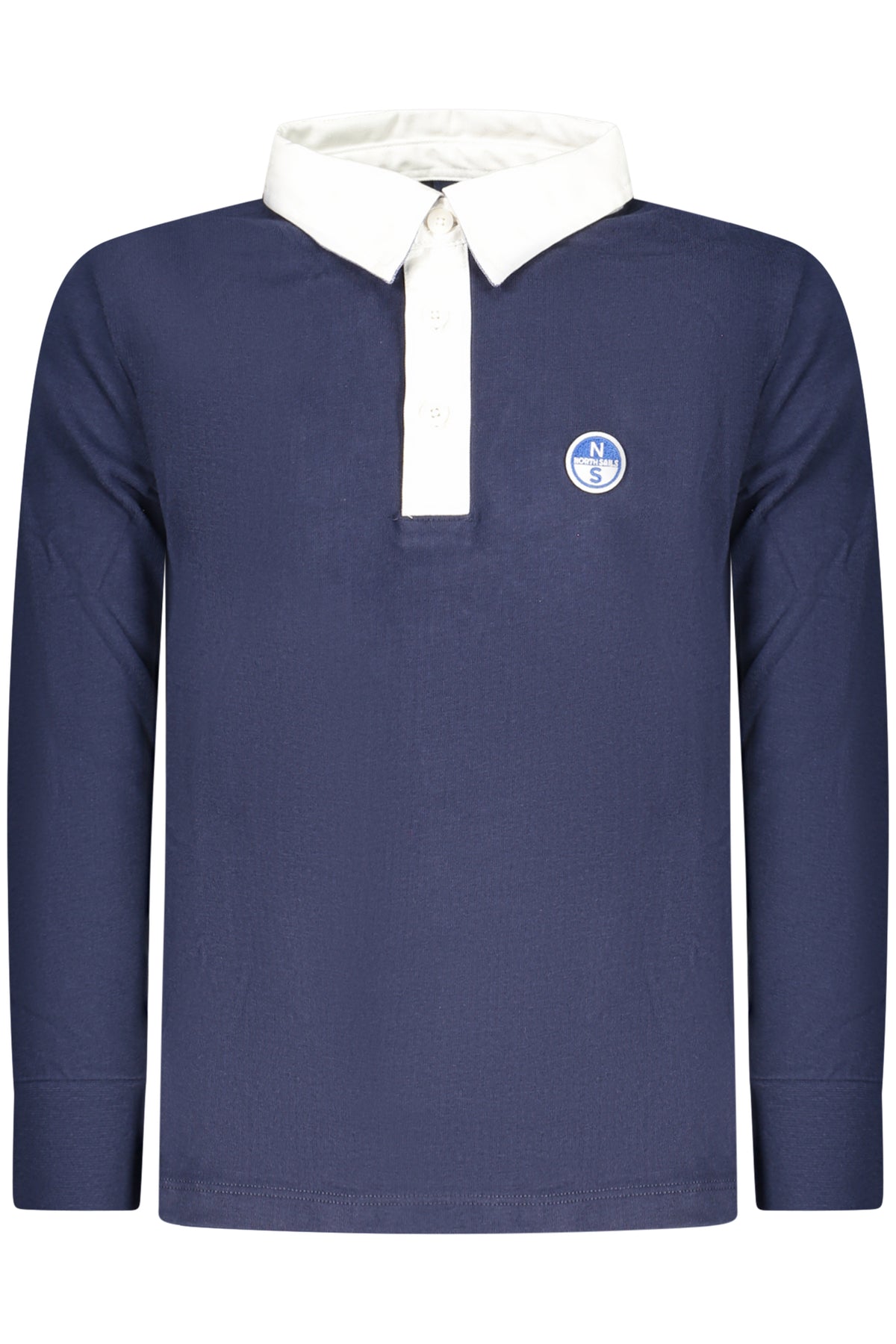 NORTH SAILS KIDS' LONG-SLEEVED POLO SHIRT BLUE