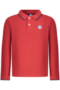 NORTH SAILS KIDS' LONG-SLEEVED POLO SHIRT RED