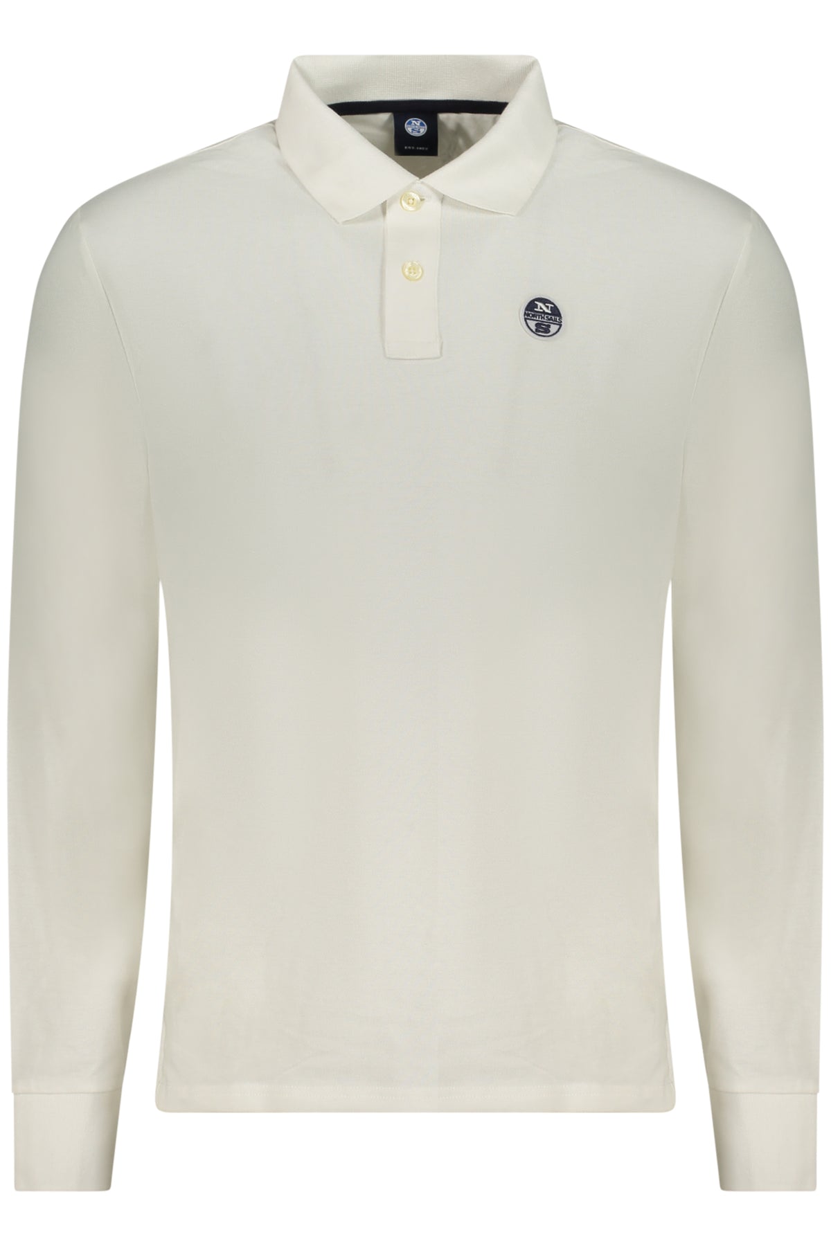NORTH SAILS MEN'S LONG-SLEEVED POLO SHIRT WHITE
