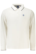 NORTH SAILS MEN'S LONG-SLEEVED POLO SHIRT WHITE