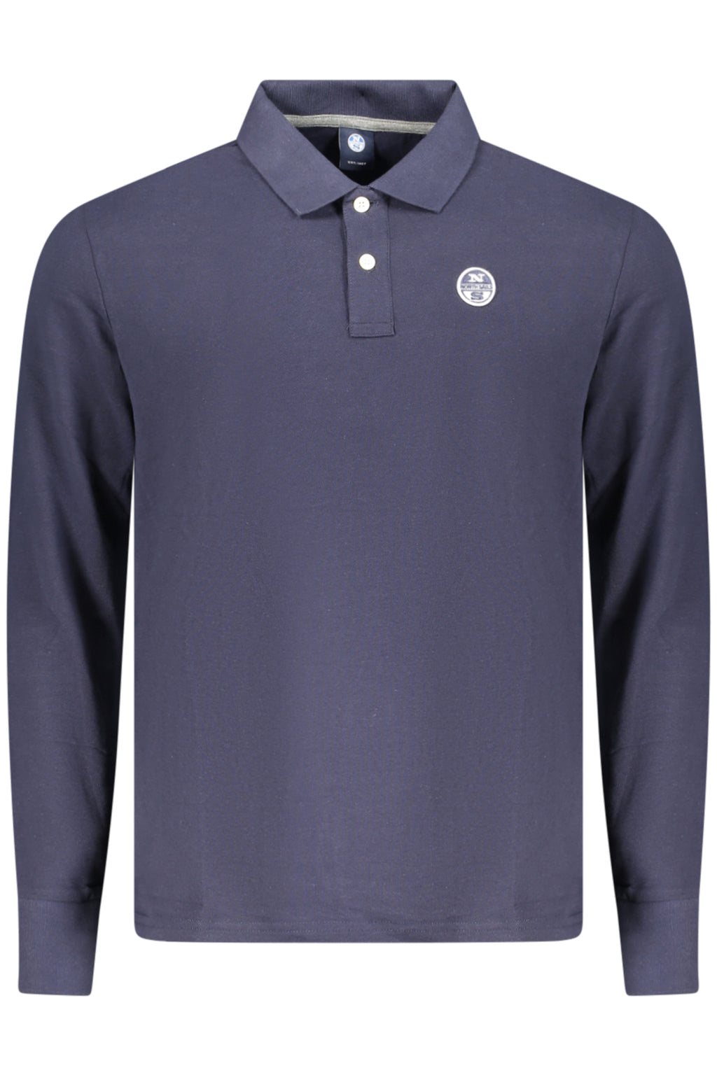 NORTH SAILS MEN'S LONG-SLEEVED POLO SHIRT BLUE