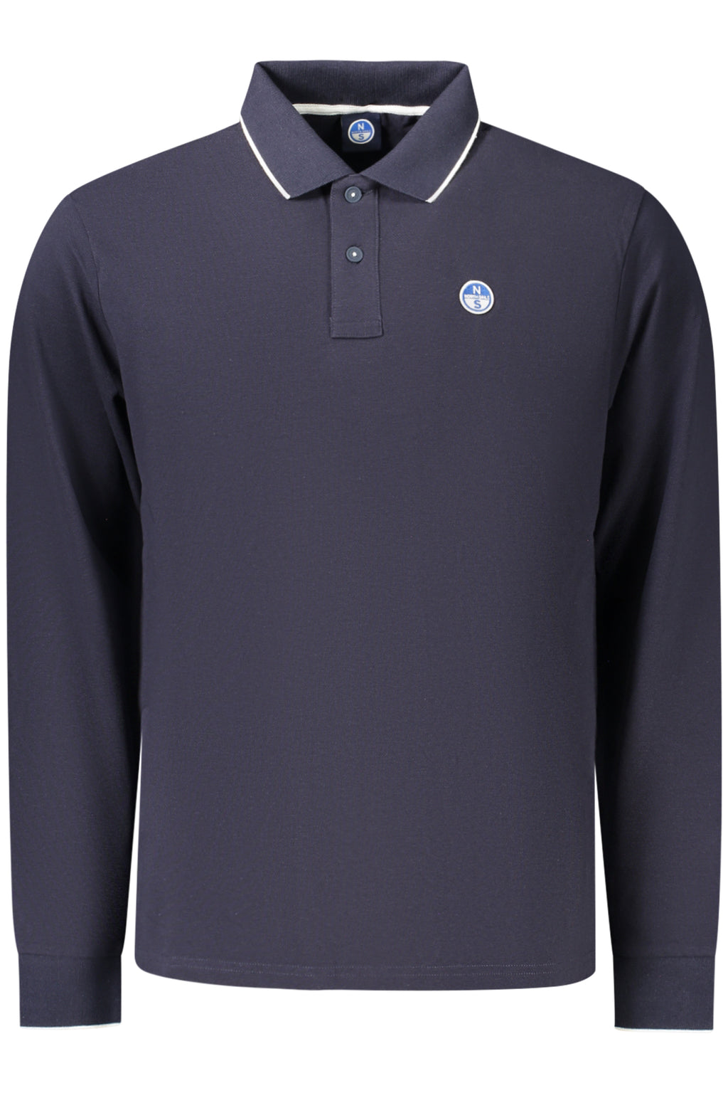 NORTH SAILS MEN'S LONG-SLEEVED POLO SHIRT BLUE