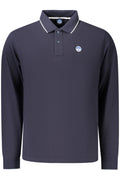 NORTH SAILS MEN'S LONG-SLEEVED POLO SHIRT BLUE