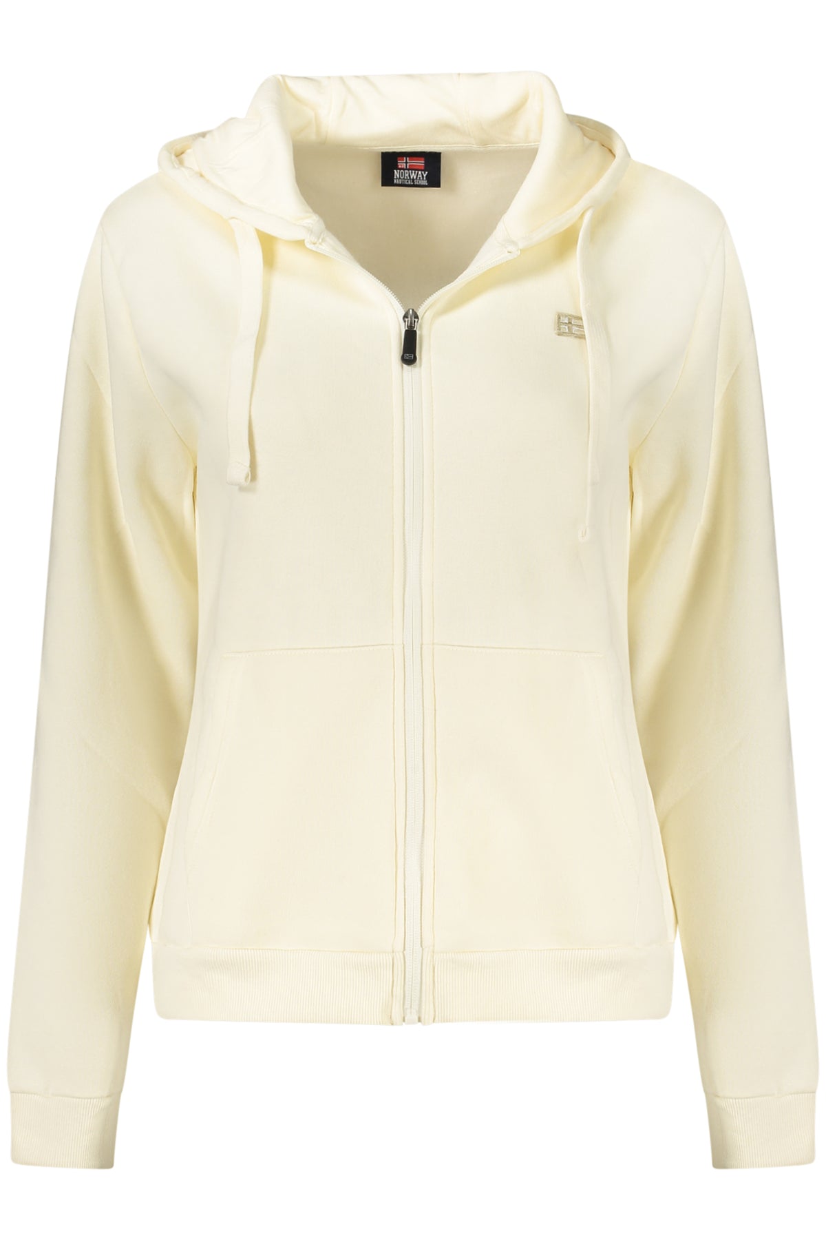 NORWAY 1963 WOMEN'S WHITE ZIP-UP SWEATSHIRT