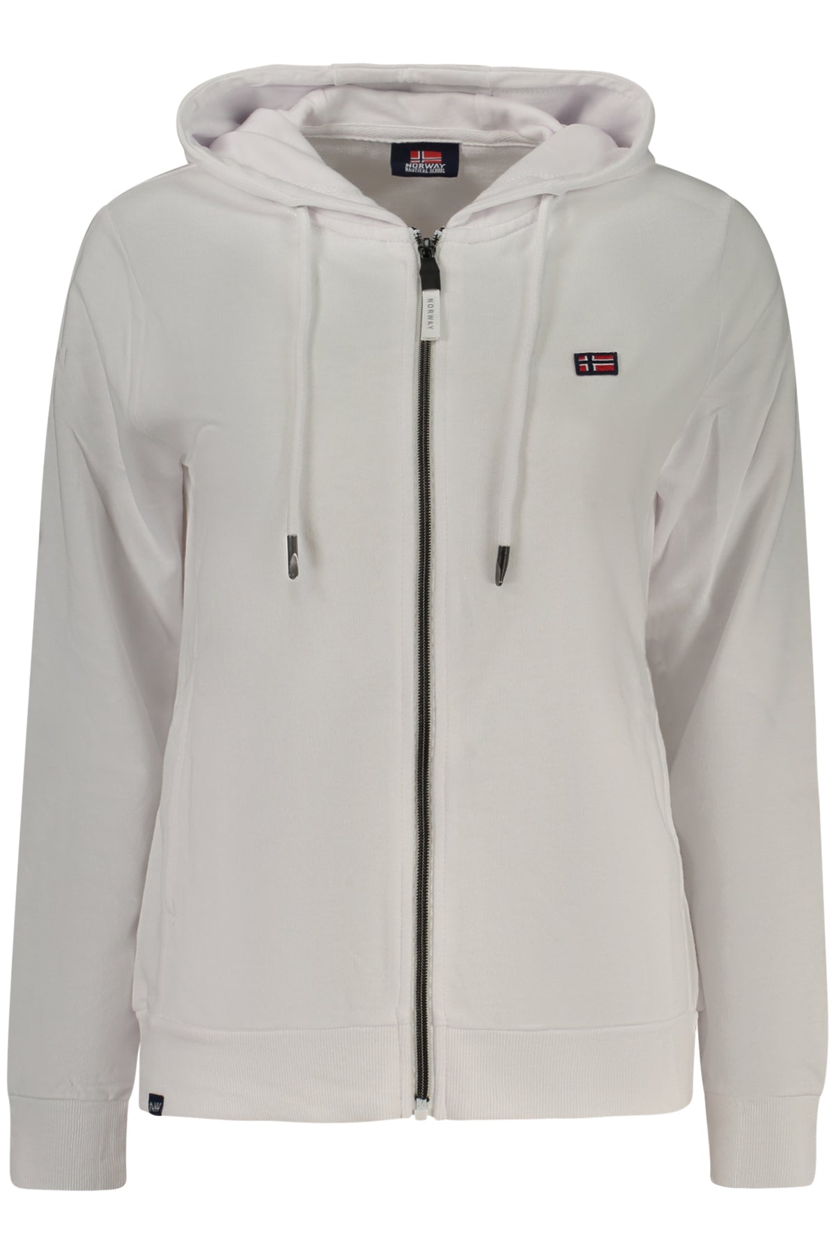 NORWAY 1963 Women's White Zip-up Sweatshirt 852411