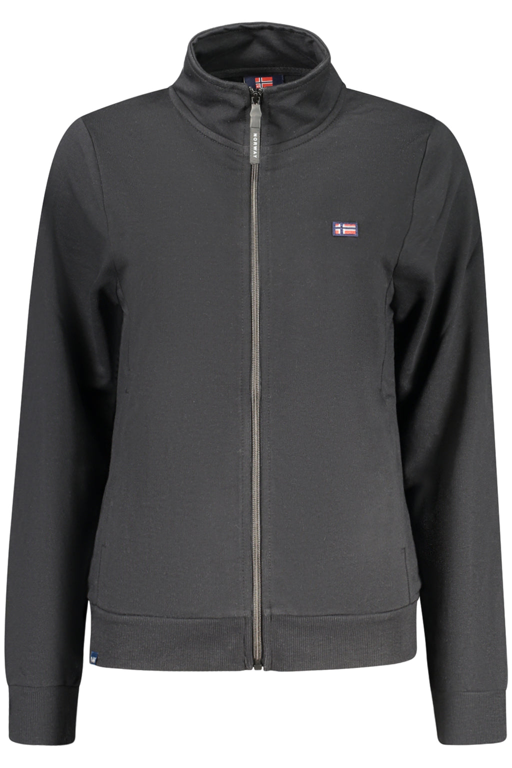 NORWAY 1963 WOMEN'S BLACK ZIP-UP SWEATSHIRT