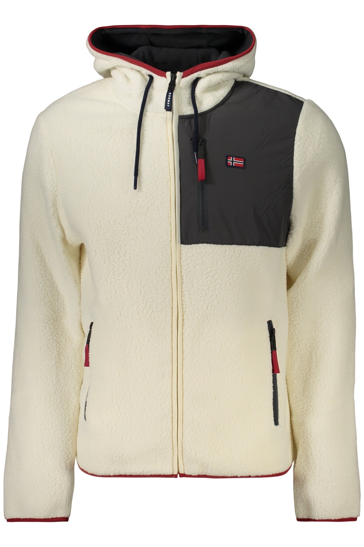 NORWAY 1963 Men's White Zip-up Sweatshirt 869509