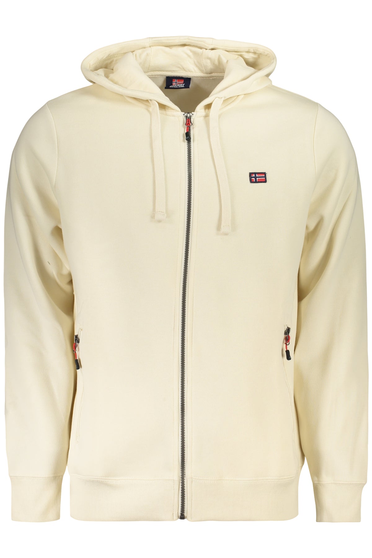 NORWAY 1963 Men's White Zip-up Sweatshirt 849442