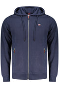NORWAY 1963 MEN'S BLUE ZIP-UP SWEATSHIRT