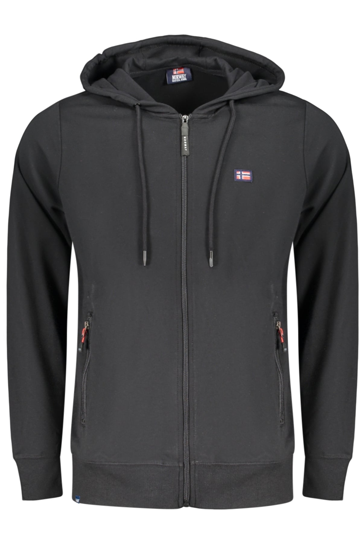 NORWAY 1963 MEN'S BLACK ZIP-UP SWEATSHIRT