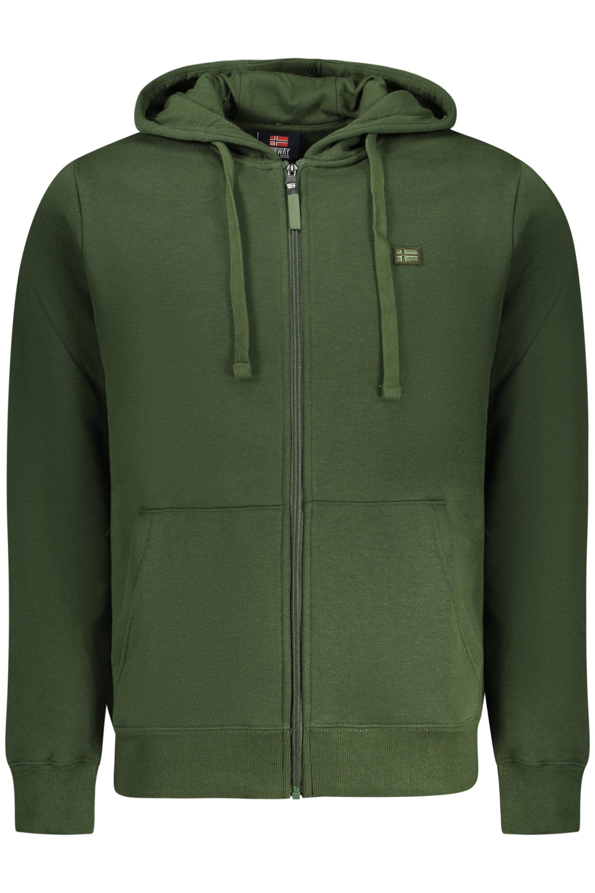 NORWAY 1963 Men's Green Zip-up Sweatshirt 859462