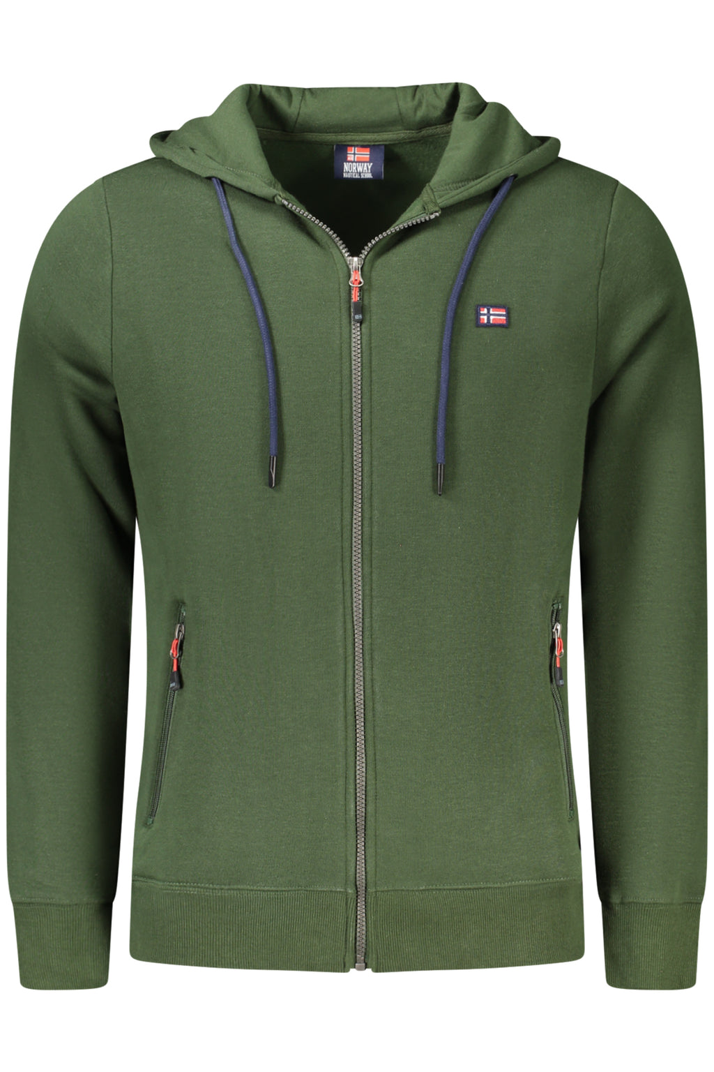 NORWAY 1963 MEN'S GREEN ZIP-UP SWEATSHIRT