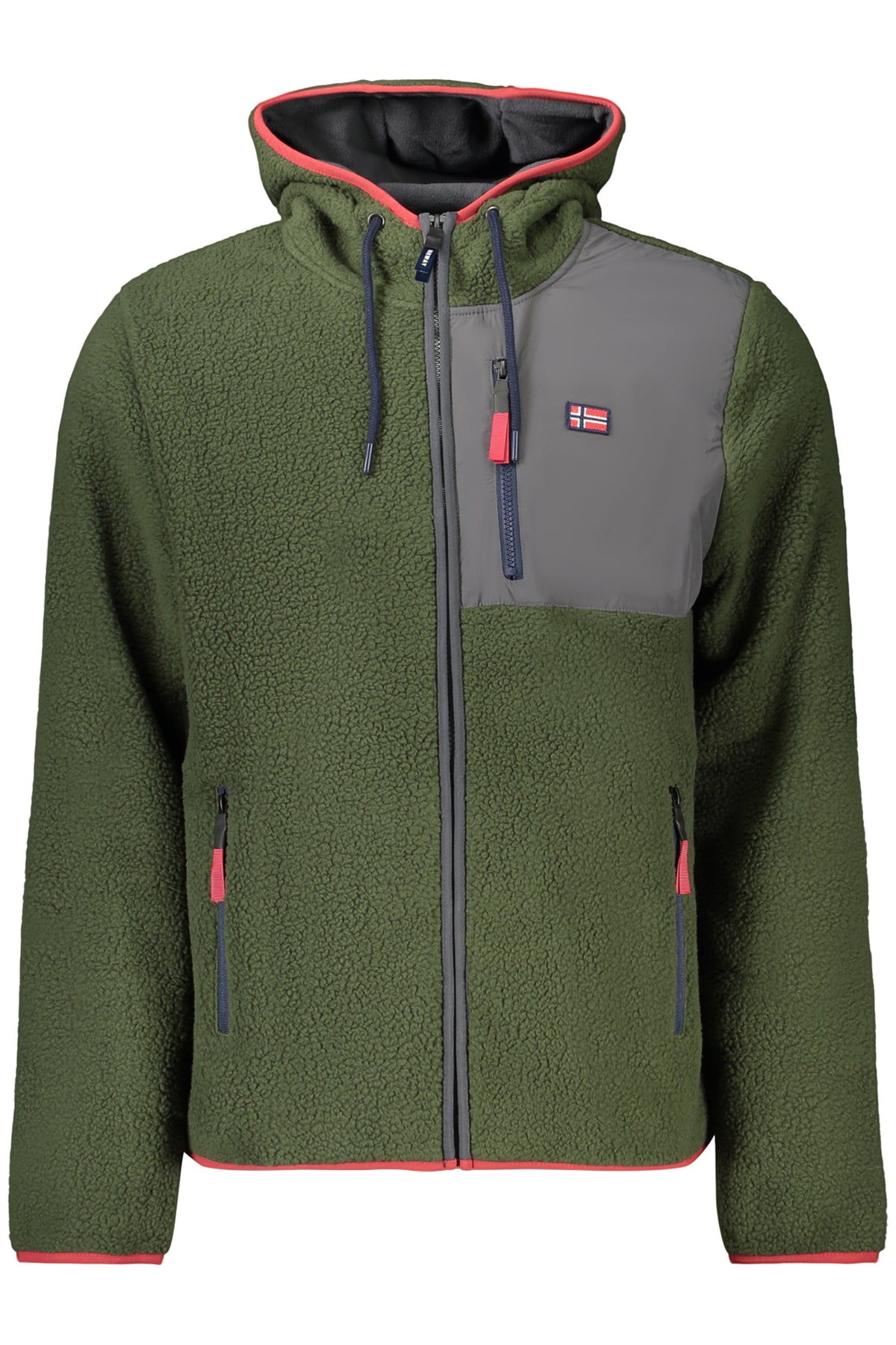NORWAY 1963 Men's Green Zip-up Sweatshirt 869509
