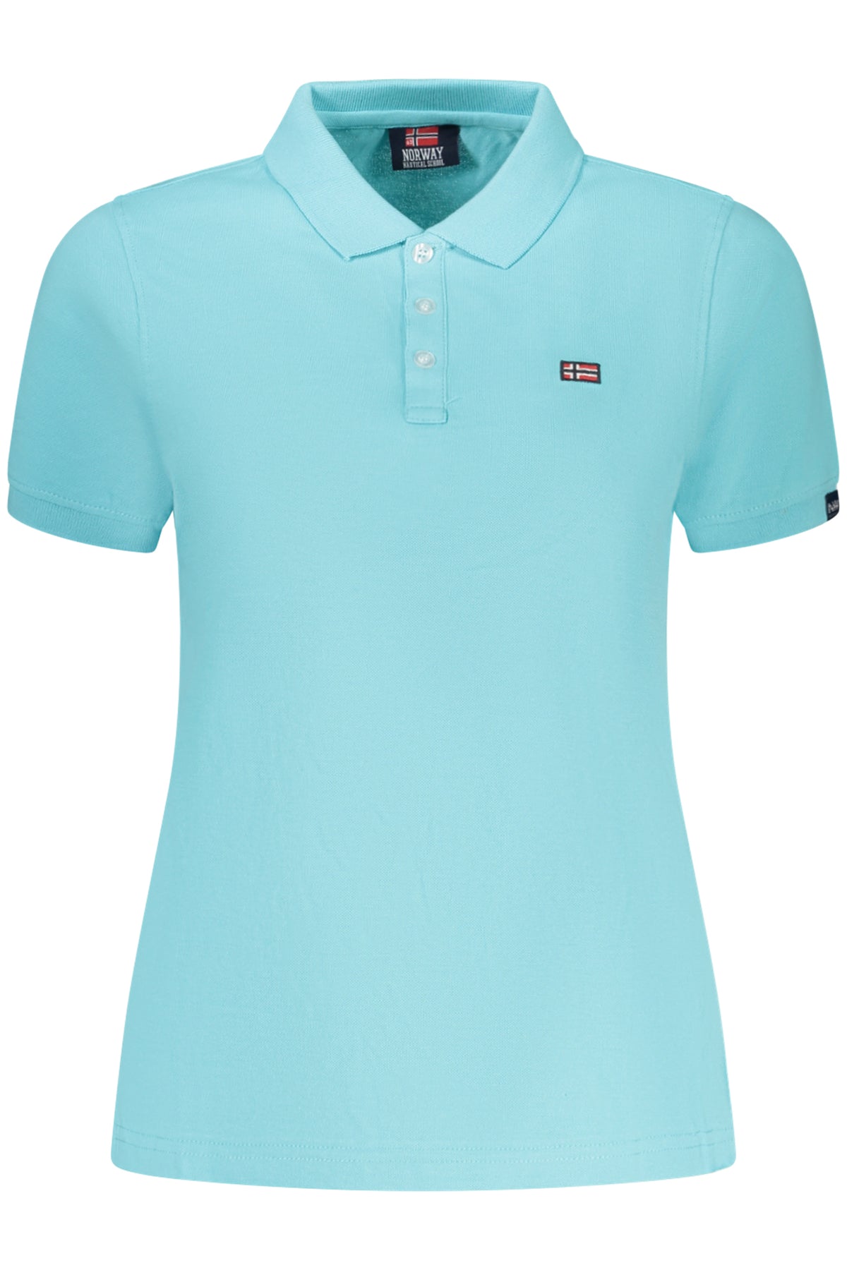 NORWAY 1963 Women's Short-sleeved Polo Shirt Blue 858710