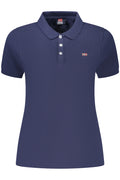 NORWAY 1963 WOMEN'S SHORT-SLEEVED POLO SHIRT BLUE