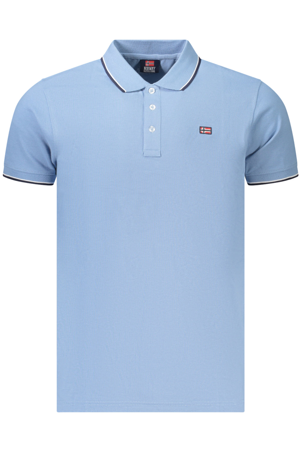 NORWAY 1963 MEN'S SHORT-SLEEVED POLO SHIRT BLUE