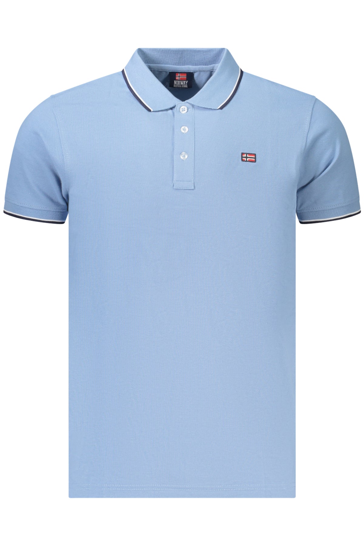NORWAY 1963 MEN'S SHORT-SLEEVED POLO SHIRT BLUE