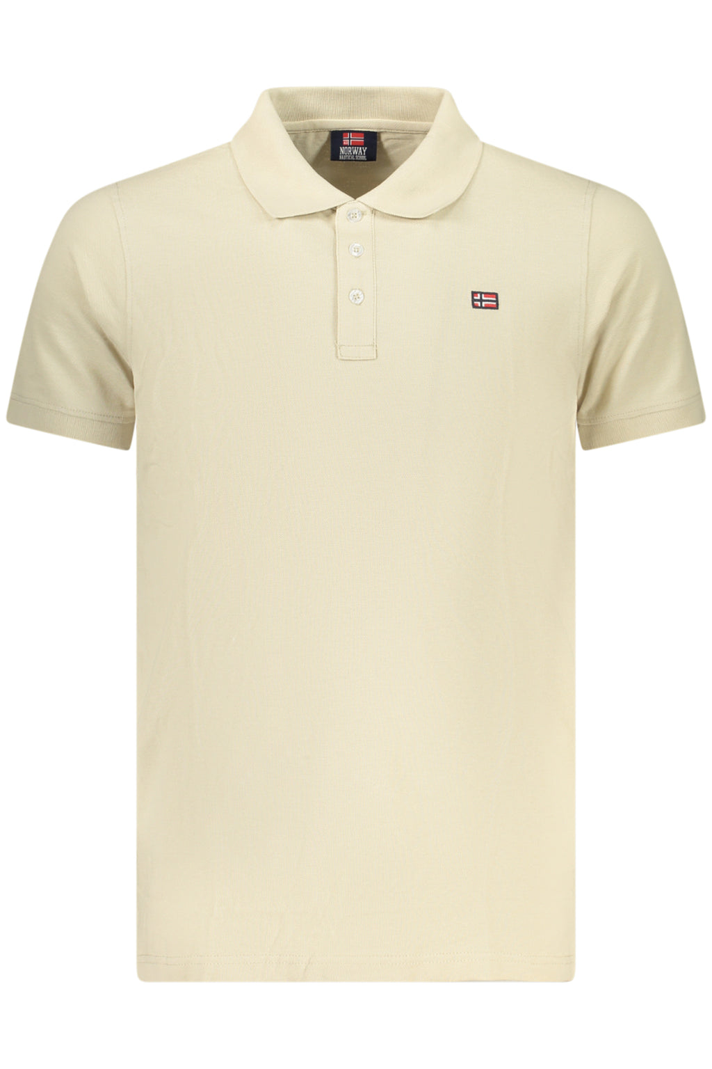 NORWAY 1963 MEN'S SHORT-SLEEVE POLO SHIRT BEIGE