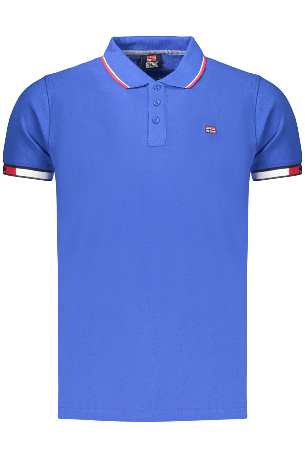 NORWAY 1963 MEN'S SHORT-SLEEVED POLO SHIRT BLUE