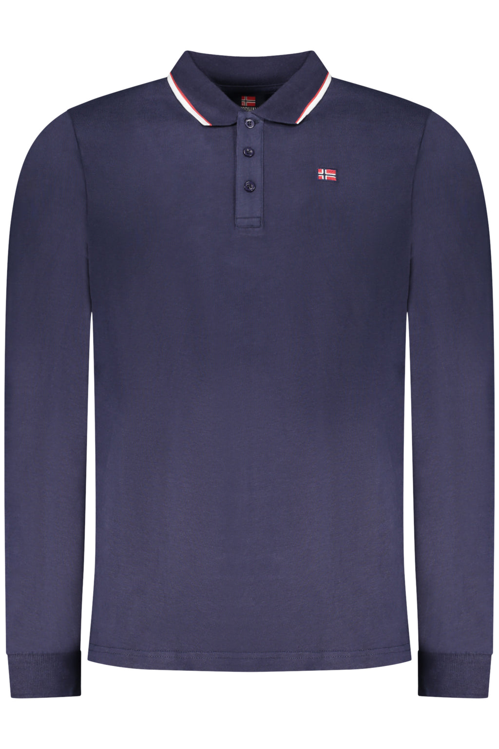 NORWAY 1963 MEN'S LONG-SLEEVED POLO SHIRT BLUE