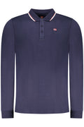 NORWAY 1963 MEN'S LONG-SLEEVED POLO SHIRT BLUE