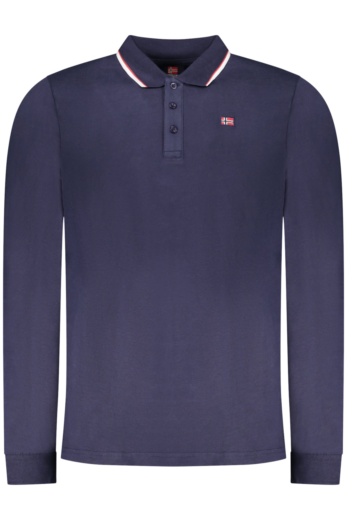 NORWAY 1963 MEN'S LONG-SLEEVED POLO SHIRT BLUE
