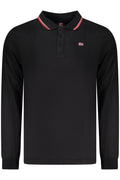NORWAY 1963 MEN'S LONG-SLEEVED POLO SHIRT BLACK