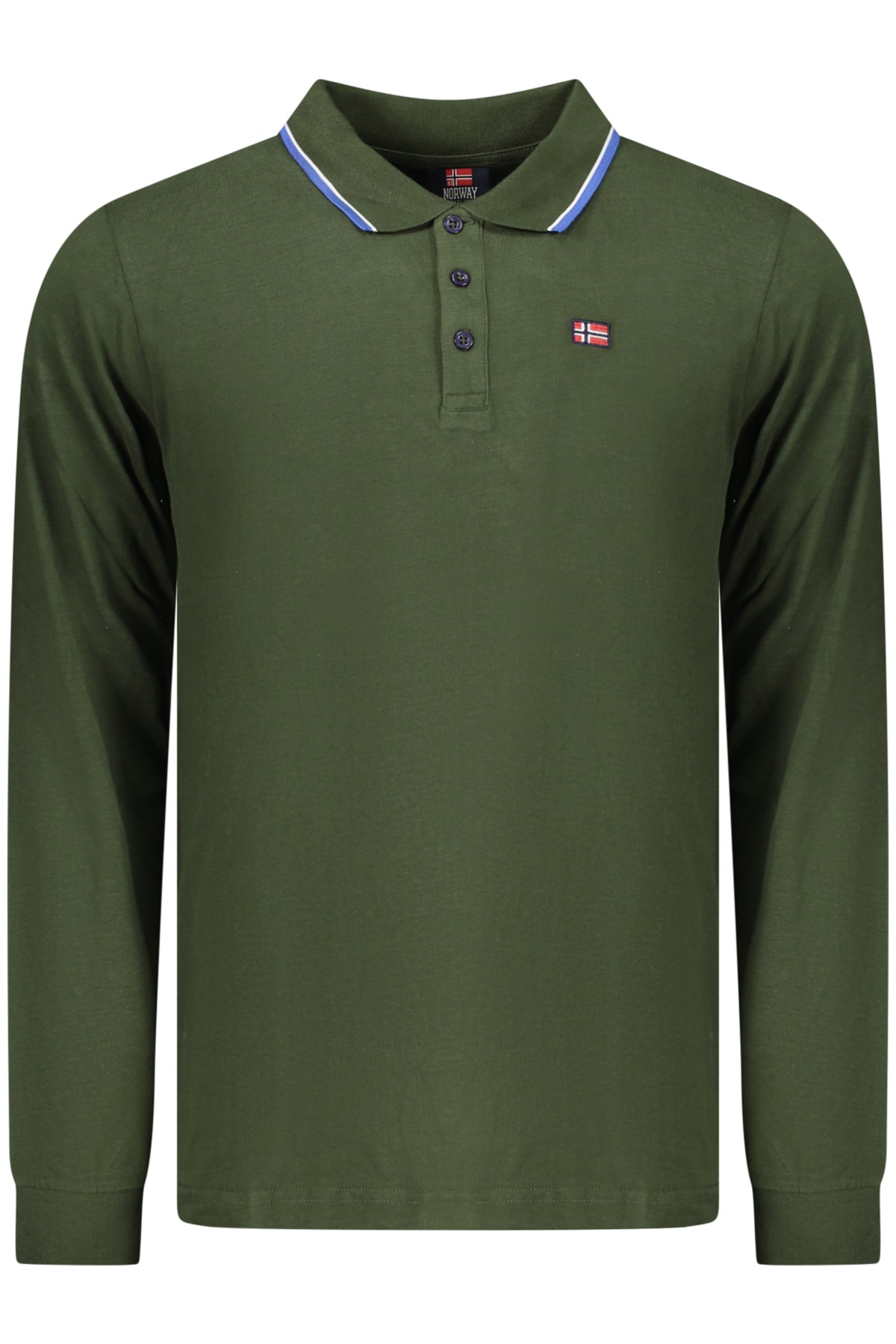 NORWAY 1963 MEN'S LONG-SLEEVED POLO SHIRT GREEN