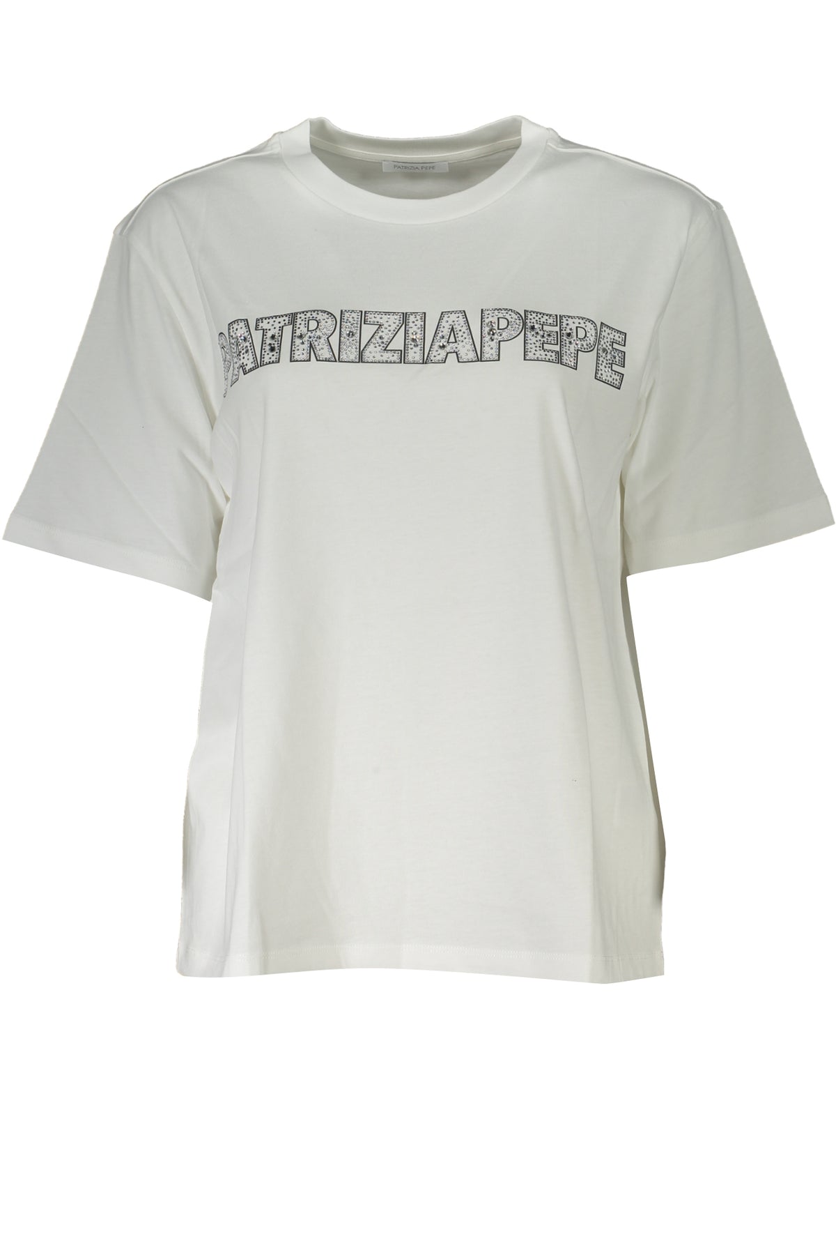 PATRIZIA PEPE WOMEN'S SHORT SLEEVE T-SHIRT WHITE